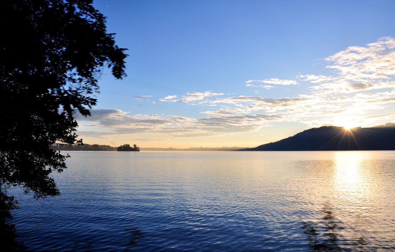 Утро на озере Аттерзее, Австрия