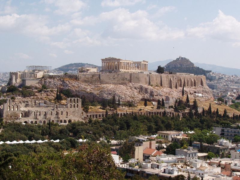 Афинский акрополь фото